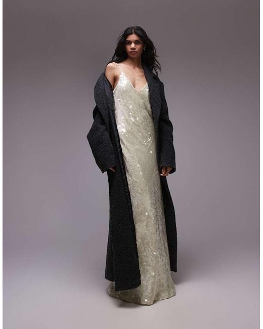 topshop white sequin dress Topshop