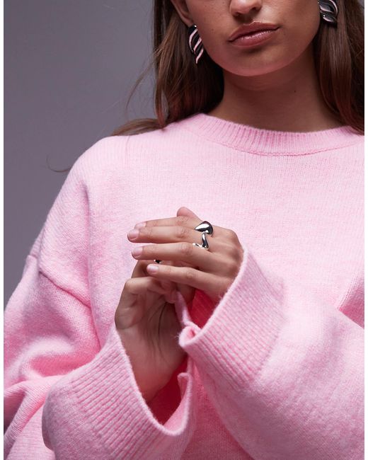 ASOS Pink – oversize-strickpullover