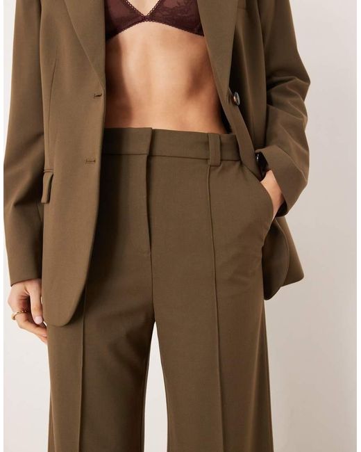Mango Natural Paris Tailored Trouser Co-ord
