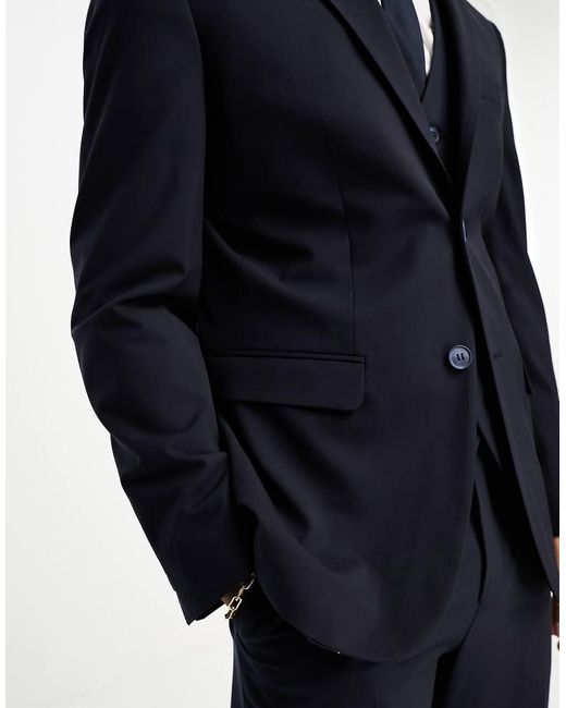 SELECTED Blue Slim Fit Suit Jacket for men