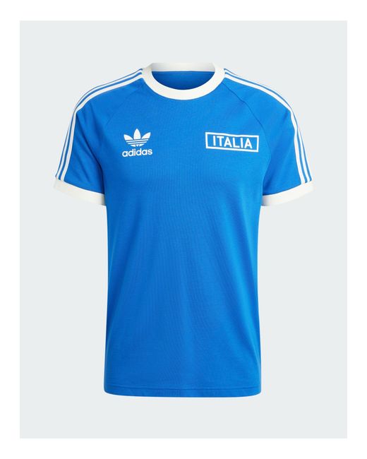 Camiseta azul 2024 adidas hombre