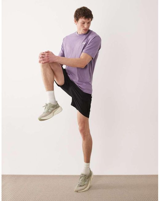 New Balance Purple Sport Essentials Cotton T-Shirt for men