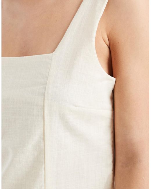 Cotton On White Square Neck Mini Dress