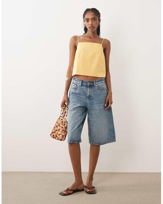 Mango Blue Newcreta Cami Top