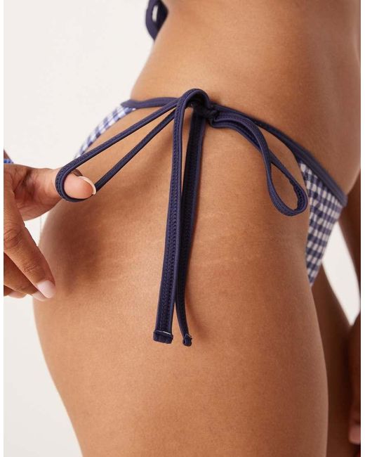 Peek & Beau Blue Tie Side Bikini Bottoms