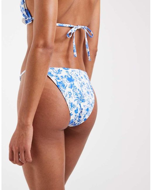 Vero Moda Brown High Waisted Bikini Bottoms