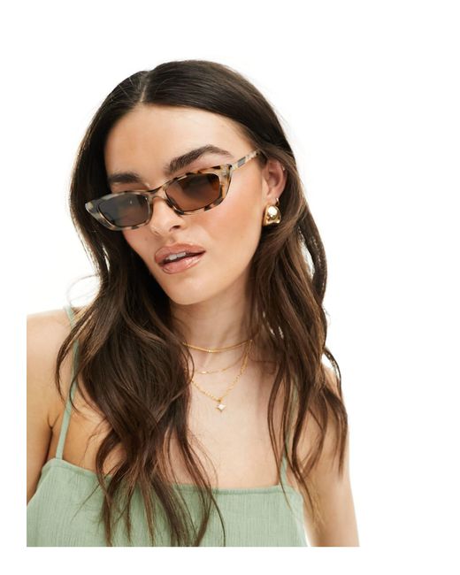 Aire Brown Titania Slim Sunglasses