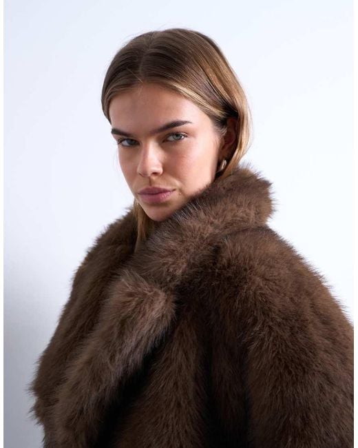 Giacca Corta di TOPSHOP in Brown