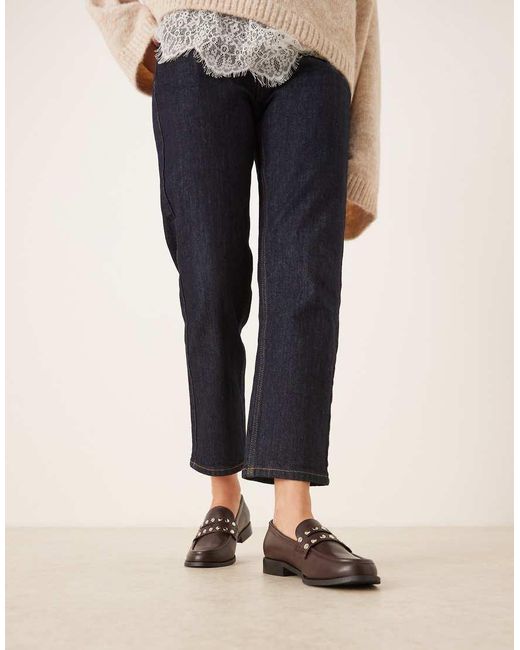 Raid Natural Ferney Studded Loafers
