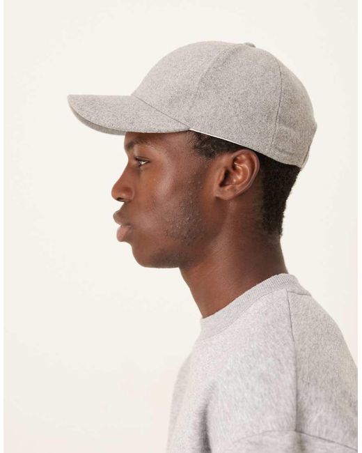 Cappello Con Visiera di ASOS in Gray da Uomo