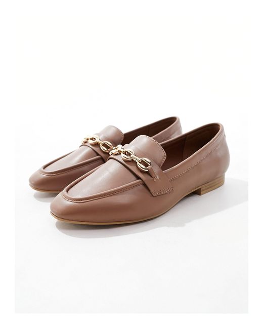 ASOS Blue Macaroon Chain Loafers