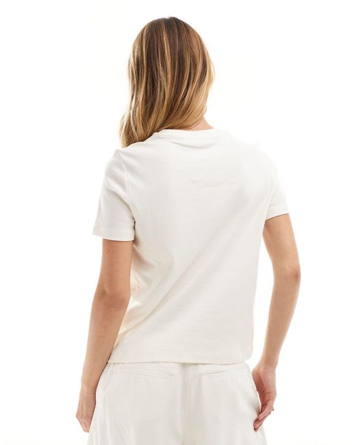 Camiseta blanca con estampado "rio" Mango de color White