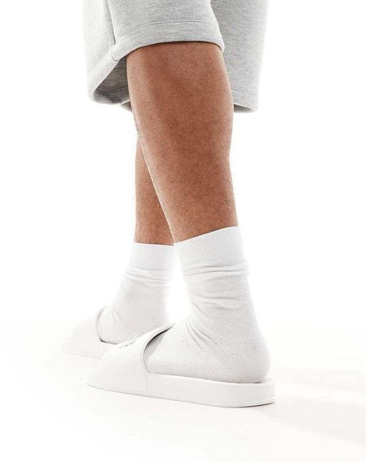 Sliders Da Piscina Bianche di Jack & Jones in White da Uomo