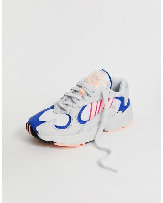 mens adidas yung trainers blue