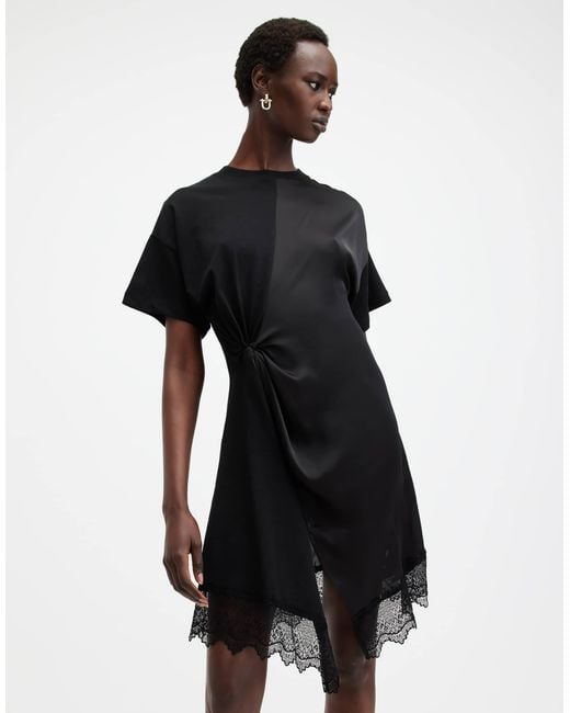 AllSaints Black – lana – minikleid