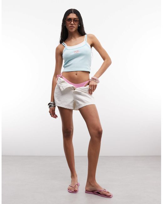Caraco Roxy en coloris White