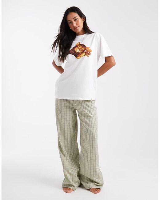 Daisy Street Natural Pull On Pyjama Trousers