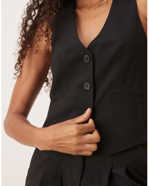ASOS Black Waistcoat