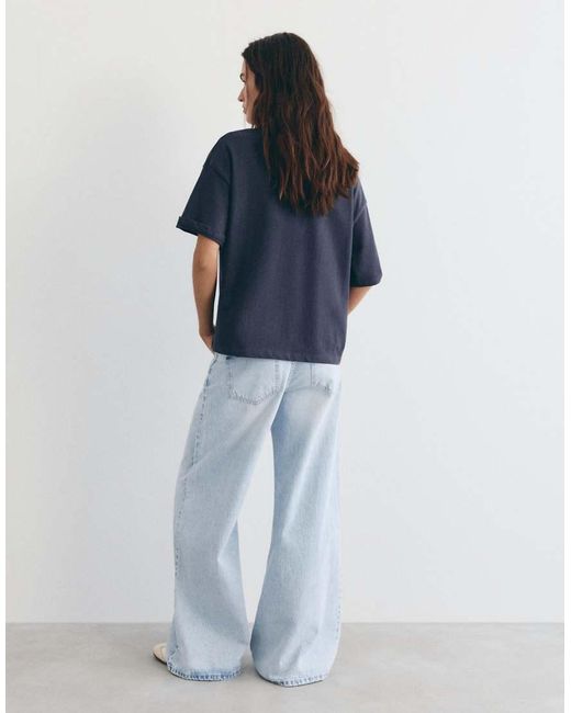 Pull&Bear Blue Pack Of Oversize T-shirts