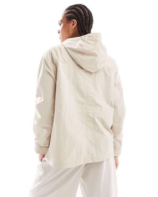 Levi's White Melina Rain Jacket