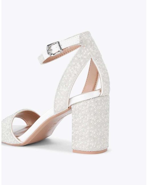 Carvela Kurt Geiger White Kianni Sandals