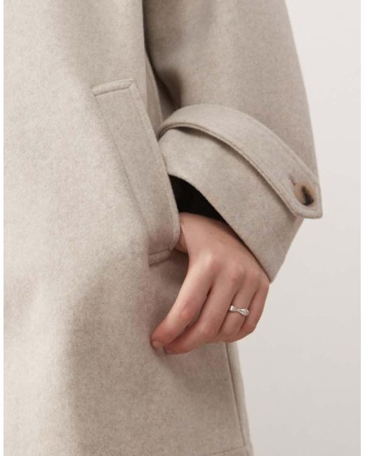 Noisy May Natural Oversized Slouchy Blazer Jacket