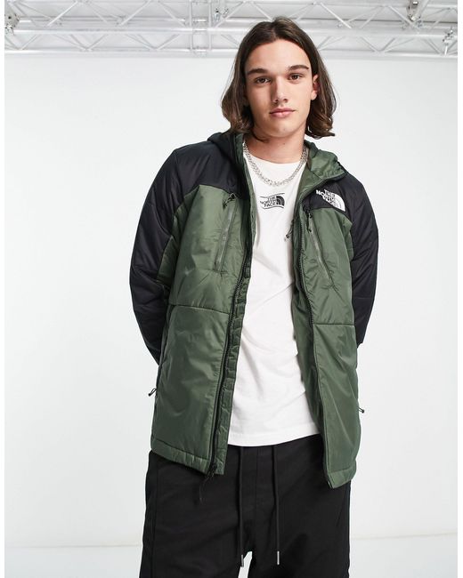 The North Face Himalayan Synthetic Insulated Hooded Jacket in Green for Men  | Lyst Australia