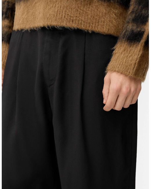 Bershka Black Collection Tailored Trouser for men