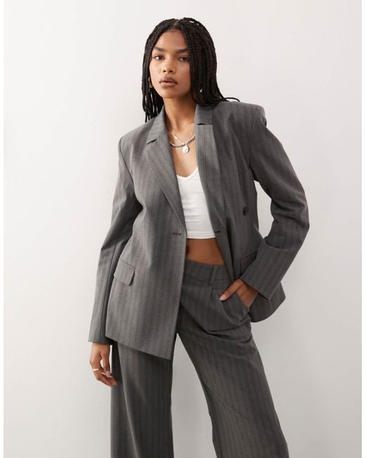 Weekday Gray Co-ord Blazer