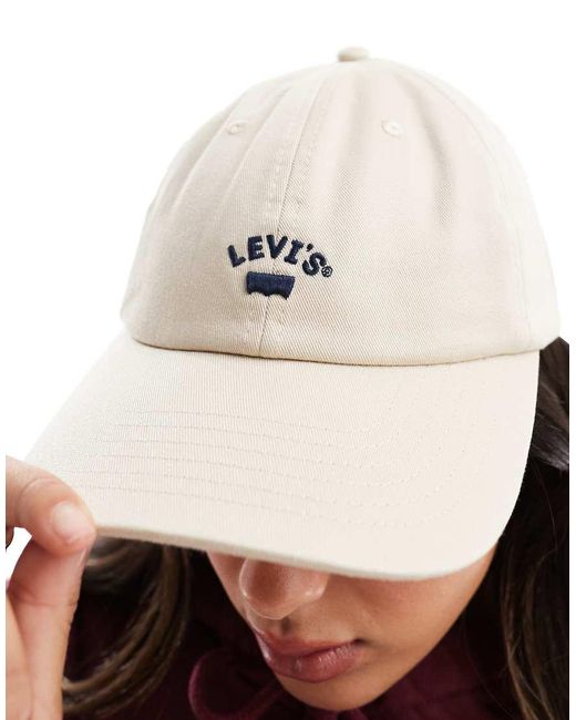 Levi's Red Lazy Girl Cap With Small Logo