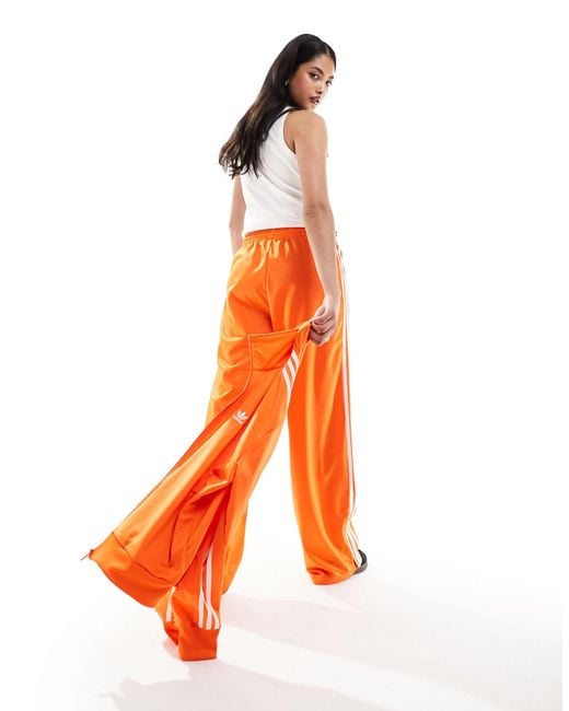 Adidas Originals Orange Firebird Loose Track Pants