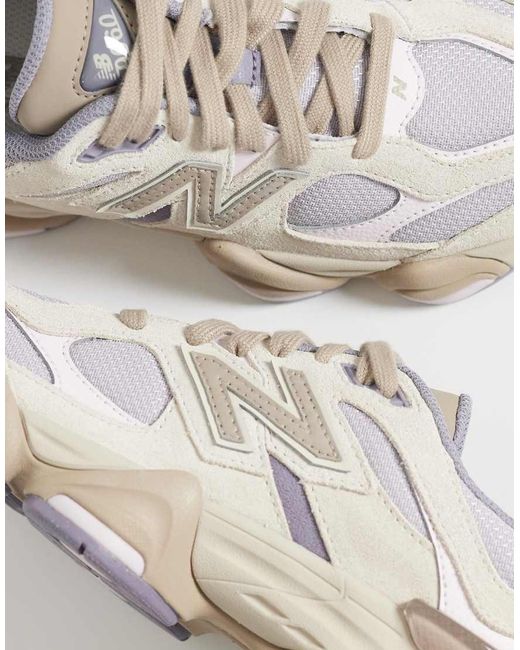 New Balance White 9060 Trainers