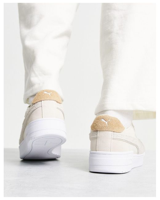 PUMA – ca pro – sneaker aus wildleder in White für Herren