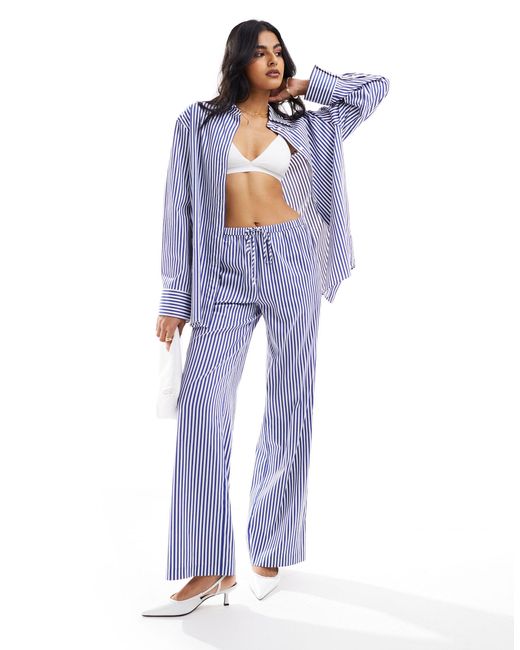 EDITED Blue Relaxed Trouser Co-ord