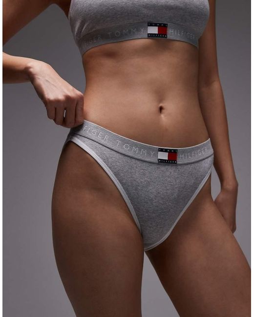 Tommy Hilfiger Gray Heritage Bikini Briefs