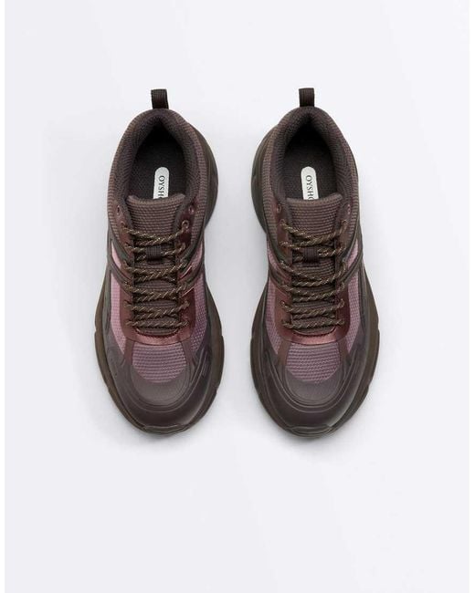 Oysho Brown Running Trainers