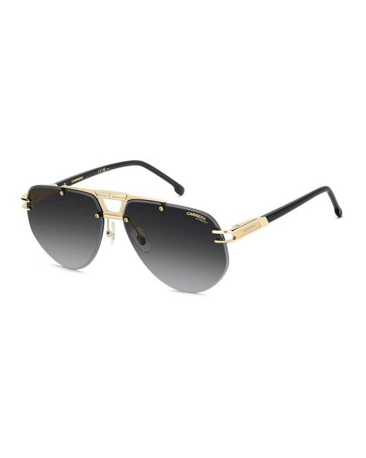 Carrera Black Carrera Rectangular Sunglasses With Dark Lenses for men