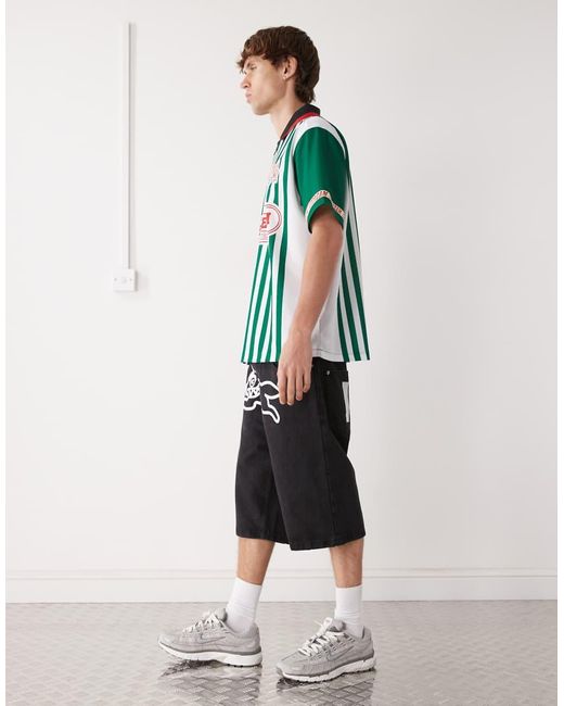 Pantalones Cortos Vaqueros Negros Running Dog De ICECREAM de hombre de color Black