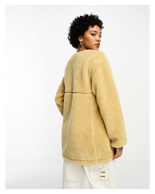 Teddy store fleece cardigan