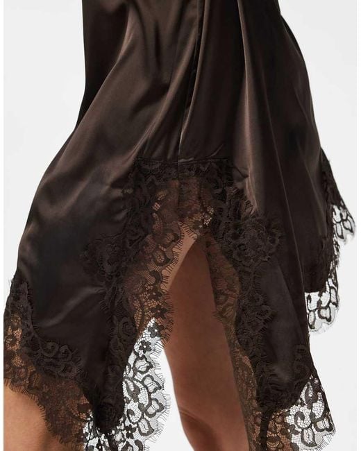 Pieces Brown Mini Dress