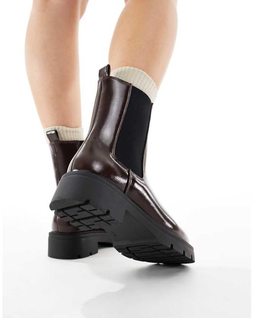 Schuh Black Abbie Chunky Chelsea Boots