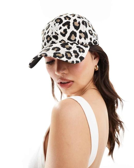 KTZ Black Ny Yankees 9twenty Leopard Print Cap