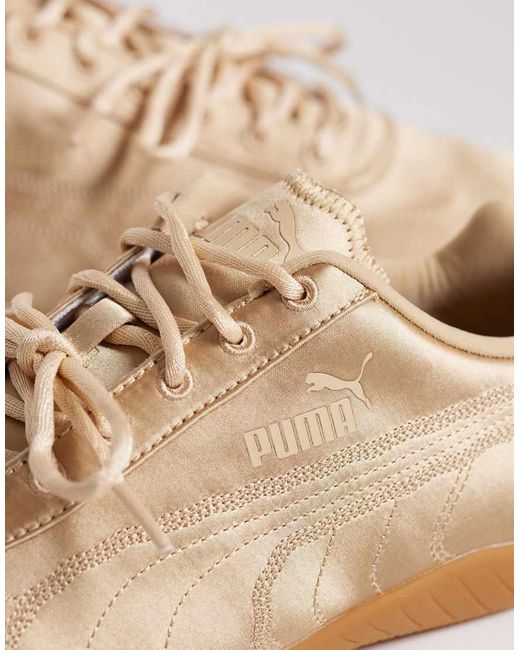 PUMA Natural Speedcat Satin Trainers