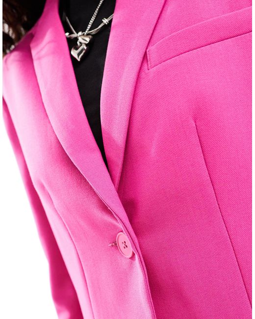 French Connection Pink – einreihiger, eleganter blazer