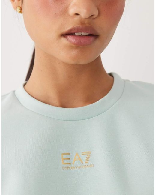 EA7 Green Logo Sweatshirt