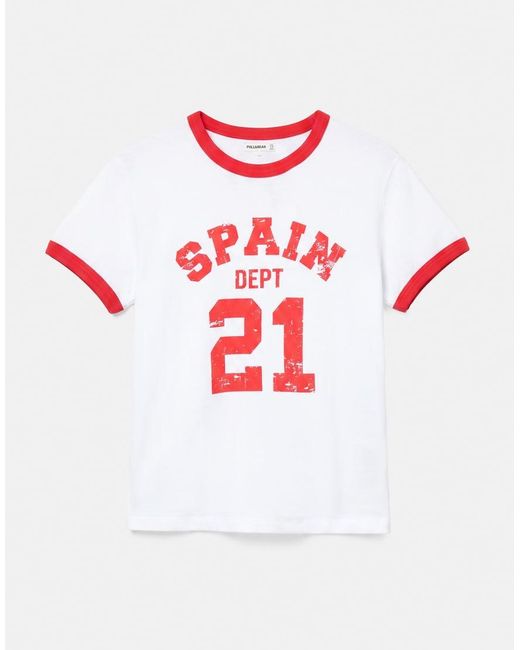 Pull&Bear Green Spain 21 Graphic T-Shirt