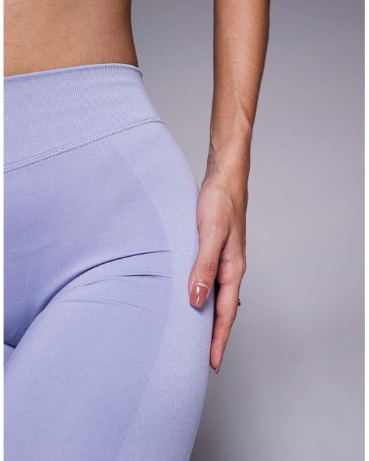 BO+TEE Blue Define Luxe High Waisted Legging Co-Ord