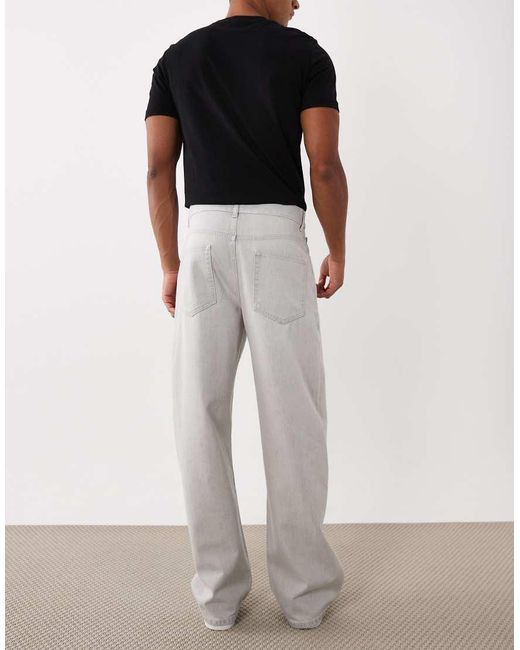 ASOS White baggy Jeans for men
