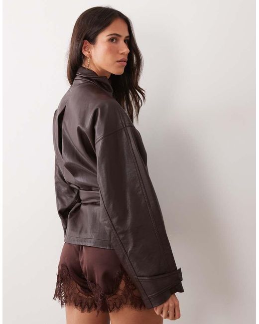 Giacca di Mango in Brown
