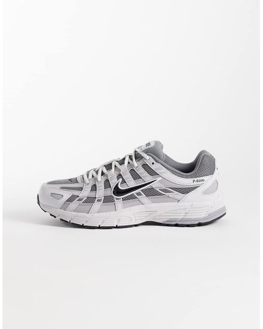 Nike White P-6000 Trainers for men
